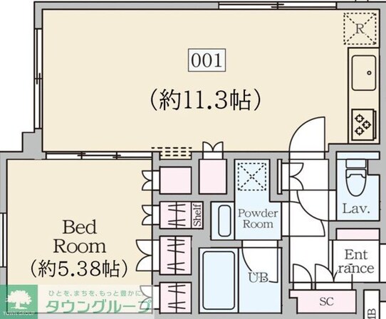 ReveResidence初台の物件間取画像